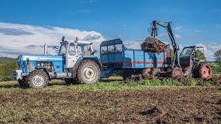 LPG Einsatz  Mist streuen  FORTSCHRITT ZT 303  Zwiebelzieher T157 ▶ Agriculture Germanyy [upl. by Dasha49]