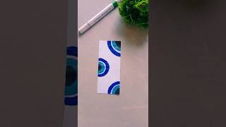 evil eye 🧿 bookmark painting  evileye painting shorts youtubeshorts shortvideo [upl. by Alyce82]