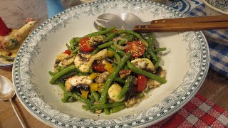 Ma SALADE DE HARICOTS VERTS FRAIS aux champignons  Un délice Mère Mitraille  Gourmandises TV [upl. by Stacy378]