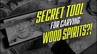 Secret Tool for Carving Wood Spirits  Crooked Chisel TV  Learn to Carve [upl. by Enaitsirhc136]