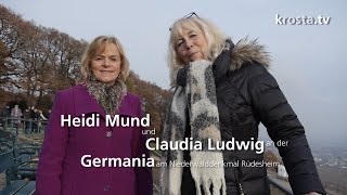 Heidi Mund und Claudia Ludwig an der Germania bei Rüdesheim [upl. by Aral]