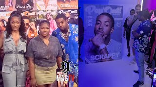 Scrappy amp Erica Dixon Attend His Popout Magazine Cover Reveal Together 😘 [upl. by Zigrang]