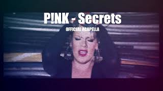 Pnk  Secrets Official Acapella Snippet [upl. by Doll]