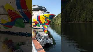 Norwegian Encore Alaska Cruise Scenic Photo Opportunity in Ketchikan [upl. by Yentruoc]