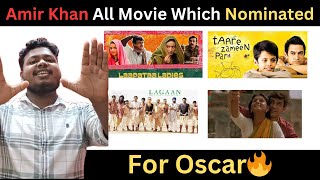 6 Amir Khan Films which Nominated for Oscar🔥 [upl. by Assilim]