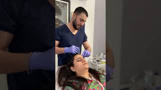 Hair PRP Treatment done by malikrizwanofficials at MRAestheticsclinic shorts youtubeshorts [upl. by Olsson889]