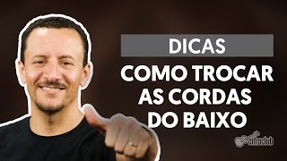 Como trocar as cordas do baixo [upl. by Latashia]