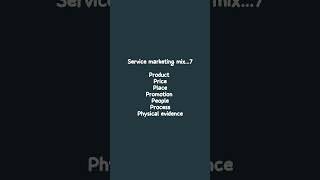 Service Marketing Mix [upl. by Ativ]