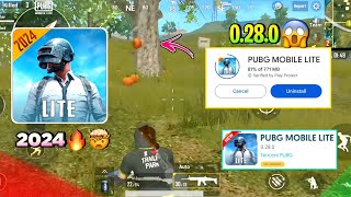 😱Pubg Lite 0280😳 Old Comeback Update 2024  Pubg Mobile Lite 0280 Back Update 2024 🔥 [upl. by Lemuela]