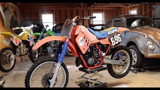 MOTORCYCLE RESTORATION  FREE HONDA CR125  TEARDOWN [upl. by Oringa]