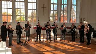 MORAVIAN BRASS in der Kirche der Herrnhuter Brüdergemeine Neugnadenfeld mit quotBleib bei mir Herrquot [upl. by Ryley734]