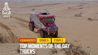 Trucks Top moments  Stage 5  Dakar2023 [upl. by Ybab410]