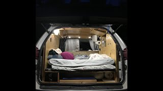 Full Mini Van Camper Conversion Tour [upl. by Gnouc]