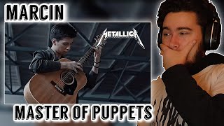 FIRST TIME reaction to Marcin Master of Puppets [upl. by Recneps901]