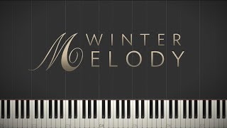 Winter Melody  Jacobs Piano \\ Synthesia Piano Tutorial [upl. by Nwahsauq]