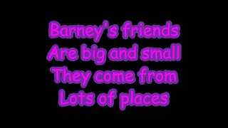 Barney Theme Song Lyrics [upl. by Keg]