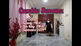 Cumbia Semana  Line Dance Swany INA amp Lim Riky INA  September 2024 [upl. by Tobit]