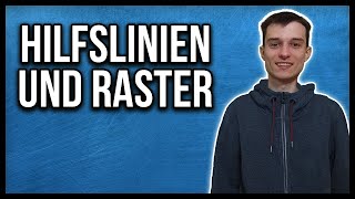 Photoshop Hilfslinien und Raster Anfänger Tutorial deutsch [upl. by Aiveneg]