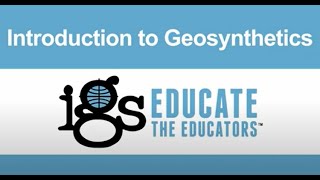 ETE for Students  An Introduction to Geosynthetics [upl. by Bertelli156]