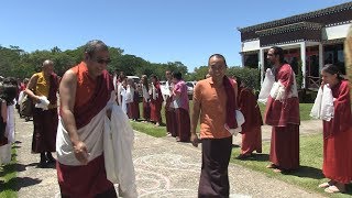 Visita de SEmª Neten Chokling Rinpoche ao Khadro Ling [upl. by Annoit]