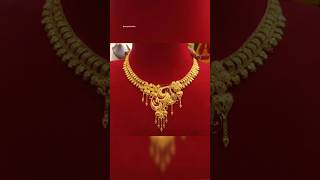 Gold necklace design shortvideo viralshorts viralvideo necklace goldjewellery trendingshorts [upl. by Junieta]