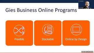 Gies Online Master of Science in Accountancy iMSA Program Webinar 9122023 [upl. by Ettevets]