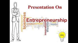 What is Entrepreneurship Myths Importance Characteristics of Entrepreneurship Presentation [upl. by Larson]