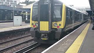 Trains at Southampton central 14824 lymington and brokenhurst as well [upl. by Odraner]