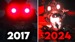 The Joy Of Creation Story Mode Vs Ignited Collection Jumpscares 2017 Vs 2024 [upl. by Ernestine968]