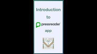 Introduction To Pressreader App [upl. by Barnard]