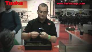 Northern Angling Show Taska PVA loader and Fast Breakdown PVA Bags Demo [upl. by Silrak138]