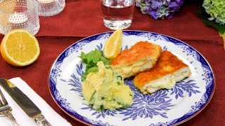 Mitt kök Schnitzel cordon bleu med kyckling  TV4 [upl. by Lucita]