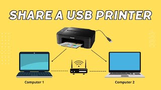 How to Share a USB Printer over Network [upl. by Onairot]