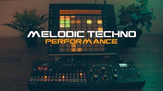 Dreadbox Typhon LXR02 amp Ableton Push  Melodic Techno Performance [upl. by Amelia]