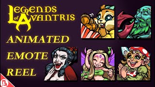 Legends of Avantris Animated Emote Reel [upl. by Symon449]