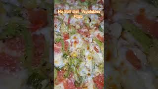 No Salt diet Vegetables Pizza pizza shortsfeed shorts [upl. by Nahtanoj]