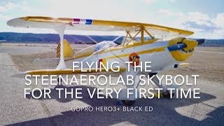 Son Of A Beech  Flying the SteenAeroLab Skybolt for the very first time  GoPro Hero3 Black Ed [upl. by Aneekahs412]