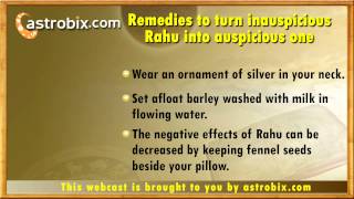 Lal kitab remedies for Rahu  Lal kitab totke for ashubh Rahu  Vedic Astrology [upl. by Deibel145]