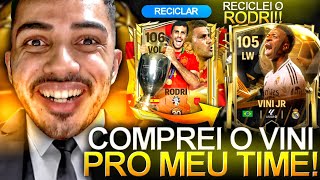 PERDI A LINHA NESSE VIDEO 🤬 RECICLEI RODRI NO FC MOBILE 25 🔥  COMPREI O VINI MELHOR DO MUNDO 🇧🇷 [upl. by Nowyt]