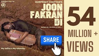 Joon Fakran Di Official Video Gurpreet Chattha  Super Hit Punjabi Songs [upl. by Hana]