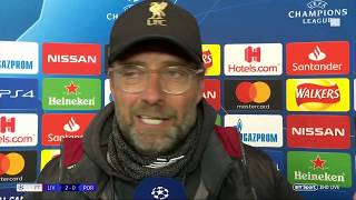 quotThe second goal was world classquot Jurgen Klopp post match interview after 20 win vs Porto [upl. by Mikkel780]