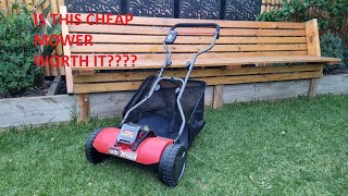 Ozito PXC 18V 380mm Cordless Cylinder Lawn Mower australian review [upl. by Adrea]