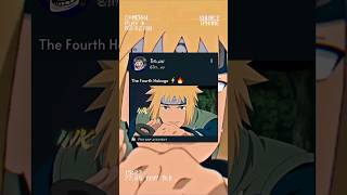 First Hokage Meets the fourth hokage ⚡️🔥🗿 shorts naruto anime [upl. by Ahsinid]