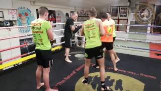 Kick training with Nieky Holzken 👊 [upl. by Otrebide171]