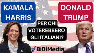 Trump o Harris Come voterebbero gli Italiani negli Stati Uniti [upl. by Erbes]