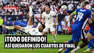 Cuartos de final de la Eurocopa 2024 cruces calendario y horarios de los partidos  El Espectador [upl. by Aical]