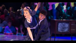 Miles Brown and Rylee Arnold Jive Week 7 Dancing with the stars Juniors [upl. by Hulburt]