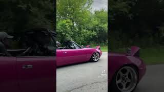 Turbo Miata Rolling burnout miata turbomiata turbo rollingburnout mx5 [upl. by Oisangi387]