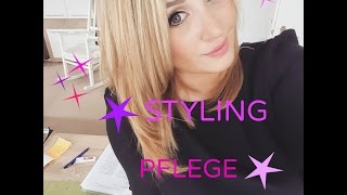 Aktuelle Styling und Pflege RoutineFür lange und kurze Haare [upl. by Nylecyoj501]