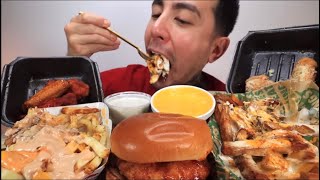 VARTANFRESH ASMR BITES ONLY WINGSTOP CHICKEN SANDWICH FRIES CHICKEN ASMR [upl. by Niro]